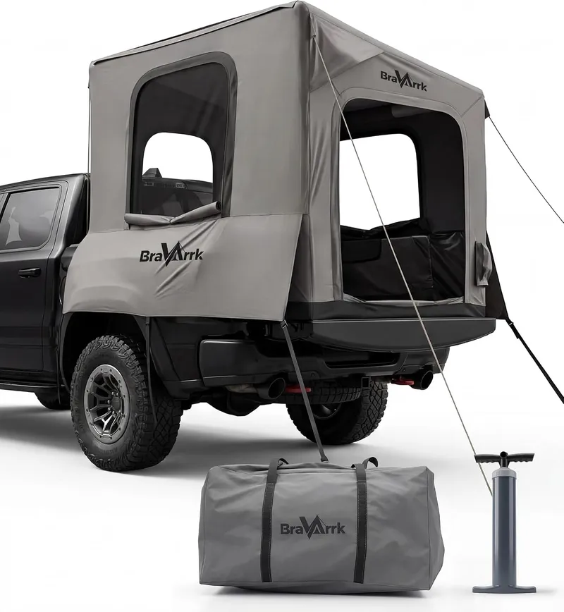 BravArrk Inflatable Truck Bed Tent, PU3000